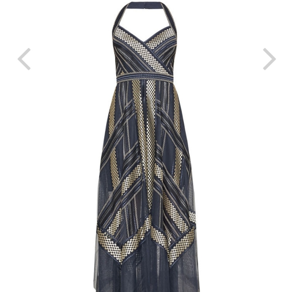 BCBG MaxAzria Geo Lace Dress